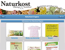 Tablet Screenshot of naturkost-engros.dk